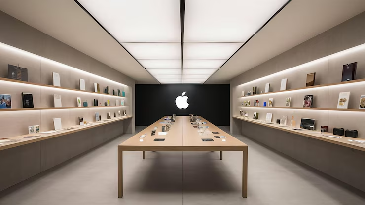 Premium Apple products display